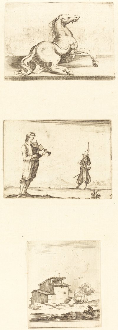 エッチングシート 作： Style of Jacques Callot