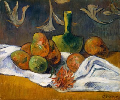 静物。 作： Style of Paul Gauguin