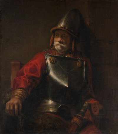 鎧火星の男。 作： Style of Rembrandt