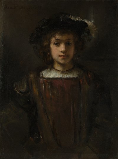 レンブラントの息子ティトゥス 1641-1668。 作： Style of Rembrandt