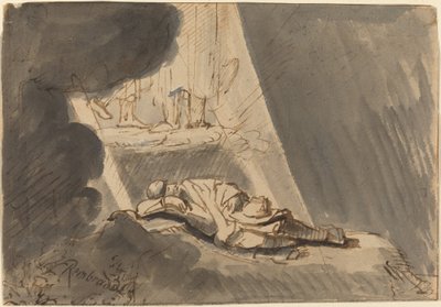 ヤコブの夢 作： Style of Rembrandt van Rijn