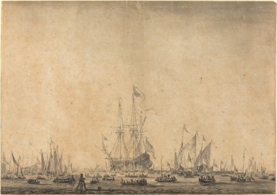 マリン 作： Style of Willem van de Velde the Younger