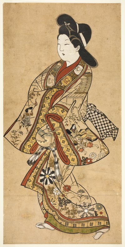 歩く美女 作： Sugimura Jihei