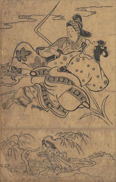 伊勢物語 伊勢物語 芥川のほとり。 作： Sugimura Jihei