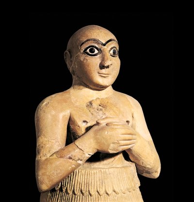 セリム（シリア・マリ王の弟）、紀元前3千年頃（彫刻 作： Sumerian Sumerian