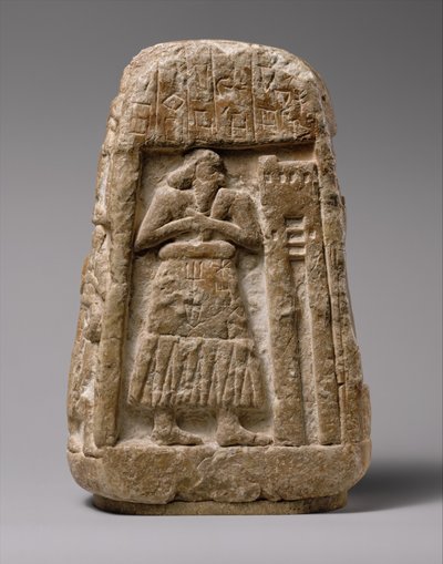 ウシュムガルのステイル、前2900-2700年（石膏アラバスタ 作： Sumerian Sumerian