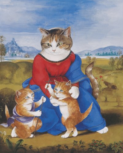 イラストは『Cats Galore』より！文化猫大全』（2015年刊） 作： Susan Herbert