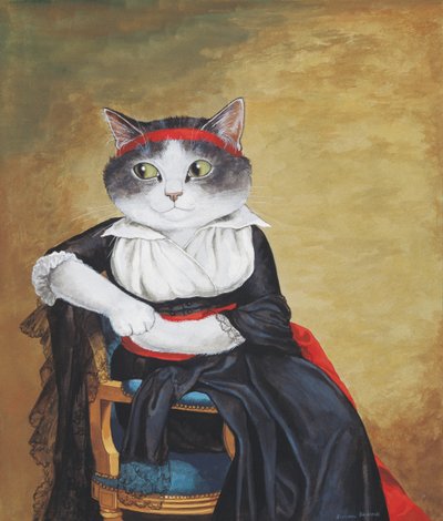 イラストは『Cats Galore』より！文化猫大全』（2015年刊） 作： Susan Herbert