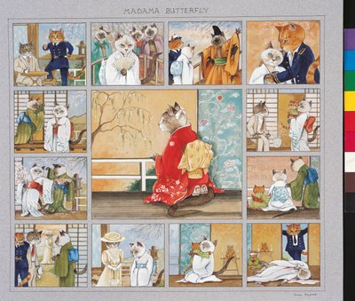 イラストは『Cats Galore』より！文化猫大全』（2015年刊） 作： Susan Herbert