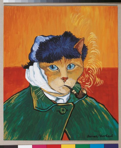 イラストは『Cats Galore』より！文化猫大全』（2015年刊） 作： Susan Herbert