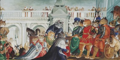 イラストは『Cats Galore』より！文化猫大全』（2015年刊） 作： Susan Herbert