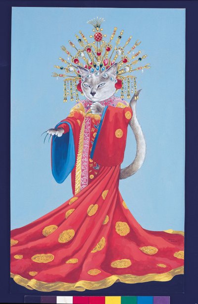 イラストは『Cats Galore』より！文化猫大全』（2015年刊） 作： Susan Herbert