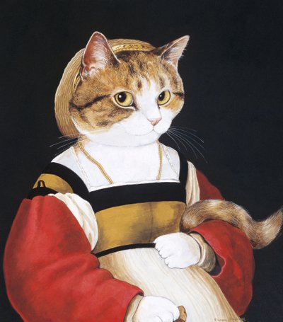 イラストは『Cats Galore』より！文化猫大全』（2015年刊） 作： Susan Herbert