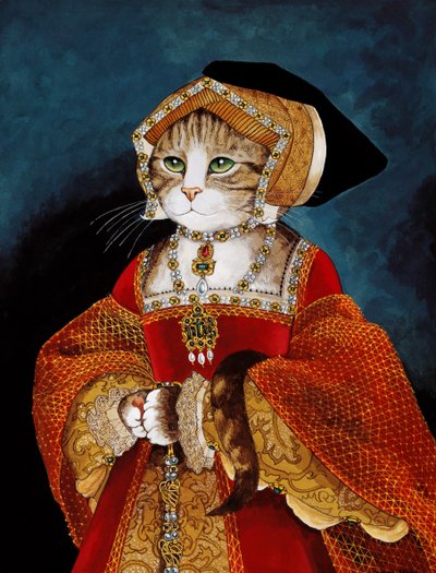 イラストは『Cats Galore』より！文化猫大全』（2015年刊） 作： Susan Herbert