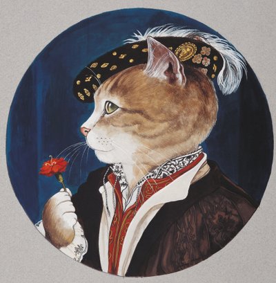 イラストは『Cats Galore』より！文化猫大全』（2015年刊） 作： Susan Herbert
