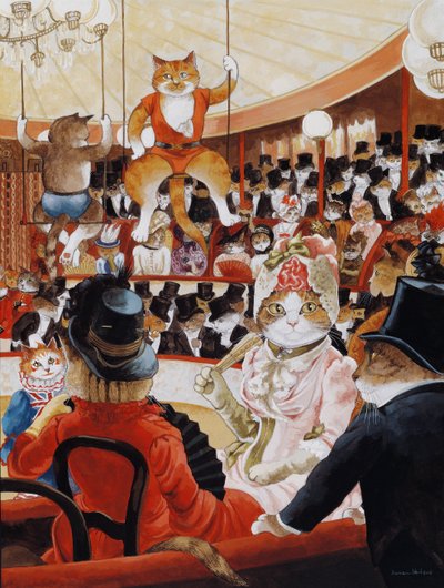 イラストは『Cats Galore』より！文化猫大全』（2015年刊） 作： Susan Herbert