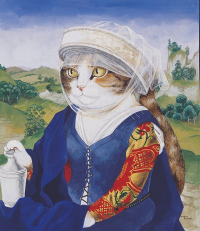イラストは『Cats Galore』より！文化猫大全』（2015年刊） 作： Susan Herbert