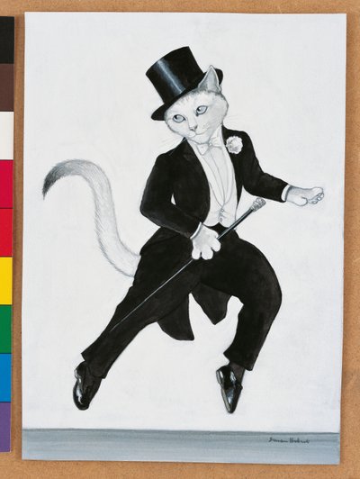 イラストは『Cats Galore』より！文化猫大全』（2015年刊） 作： Susan Herbert