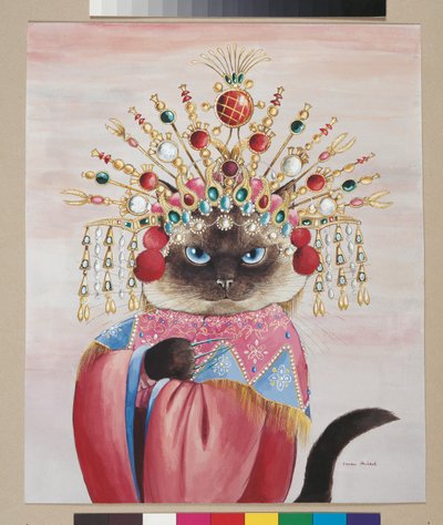 イラストは『Cats Galore』より！文化猫大全』（2015年刊） 作： Susan Herbert