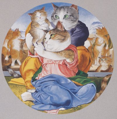 イラストは『Cats Galore』より！文化猫大全』（2015年刊） 作： Susan Herbert