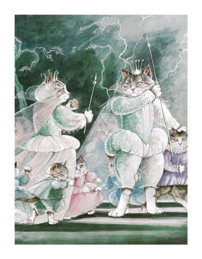 イラストは『Shakespeare Cats』より：ポスターブック（2016年出版） 作： Susan Herbert