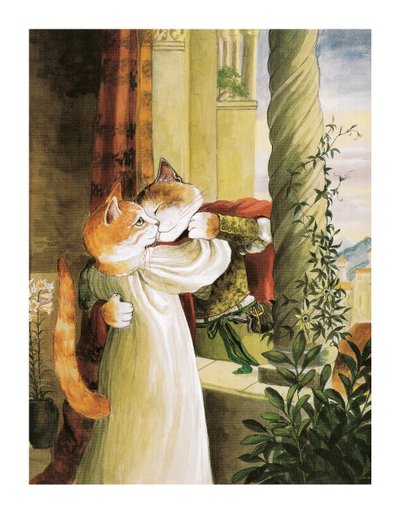 イラストは『Shakespeare Cats』より：ポスターブック（2016年出版） 作： Susan Herbert