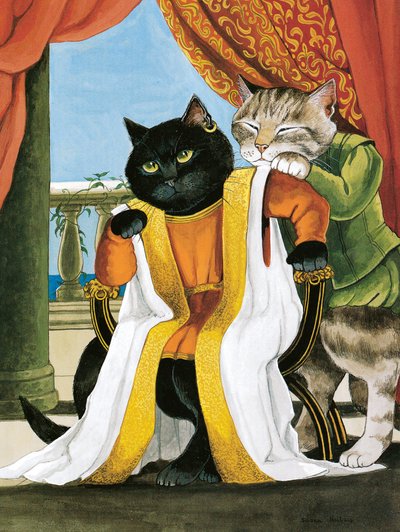 イラストは『Shakespeare Cats』より：ポスターブック（2016年出版） 作： Susan Herbert