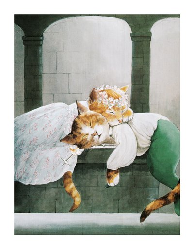 イラストは『Shakespeare Cats』より：ポスターブック（2016年出版） 作： Susan Herbert