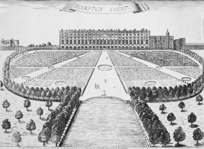 ハンプトンコートイーストフロント、1830年頃 作： Sutton Nicholls