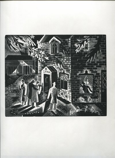 キャロル・シンガーズ（木版画） 作： Suzanne Cooper