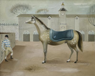 黄色い馬 (キャンバスに油彩) 作： Suzanne Cooper