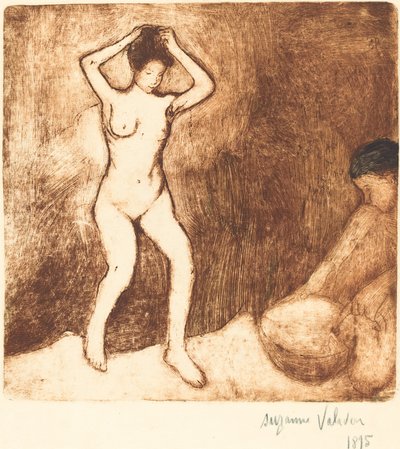 トイレ 作： Suzanne Valadon