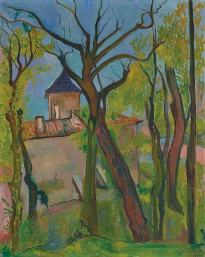 セント・ベルナール・アインの風景、1932年。 作： Suzanne Valadon