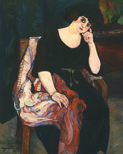 ザマロン夫人の肖像 作： Marie Clementine (Suzanne) Valadon