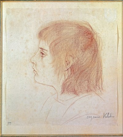 子供の頃の画家モーリス・ユトリロの肖像 作： Suzanne Valadon