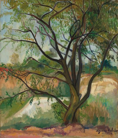 木、1912年。 作： Suzanne Valadon