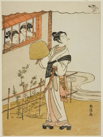 (複製) 四月 (卯月) 連載「風俗式歌仙」より 作： Suzuki Harunobu