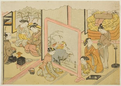 連載第6弾「金礼錦みさお車」シリーズ第6弾 盃東子（さかづきとうこ） 作： Suzuki Harunobu