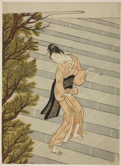 階段を100回登る 作： Suzuki Harunobu