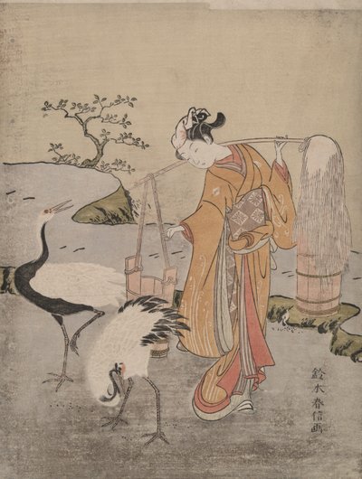 塩水を描く 作： Suzuki Harunobu