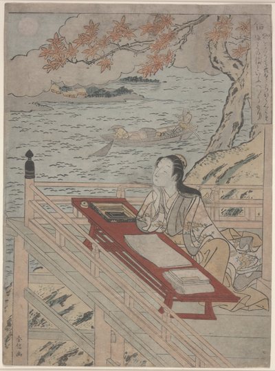 フィデリティ（シン）、1767年頃（カラー木版画） 作： Suzuki Harunobu