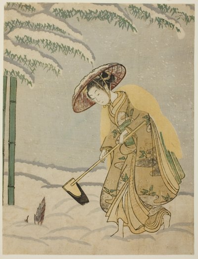 タケノコ採集 作： Suzuki Harunobu