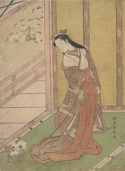 女三宮第三皇女, 1768-70., 1768-70. 作： Suzuki Harunobu