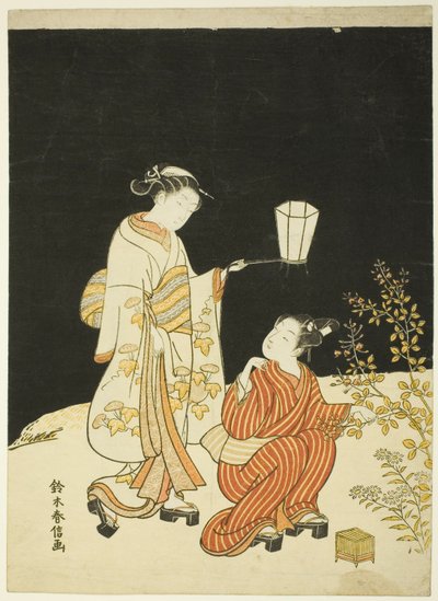 ホタル探し 作： Suzuki Harunobu