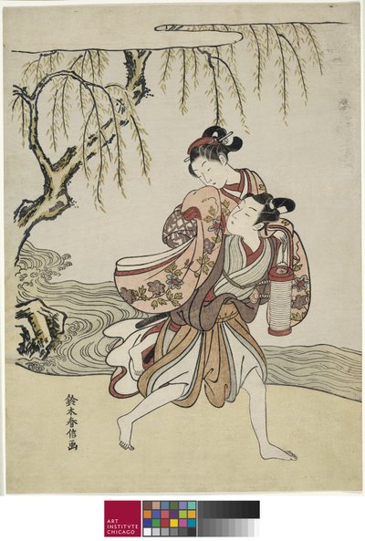 駆け落ち 作： Suzuki Harunobu