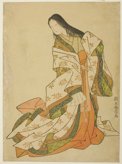 てぇ ポエ徹ｓ おの の 小町 作： Suzuki Harunobu