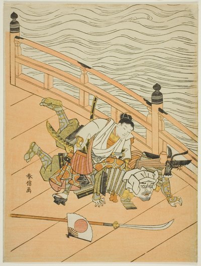 牛若丸 案ｄ 弁慶 フィｇｈチンｇ 音 互助 Ｂ理ｄげ 作： Suzuki Harunobu