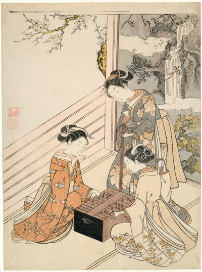 ゲームを観戦する 作： Suzuki Harunobu