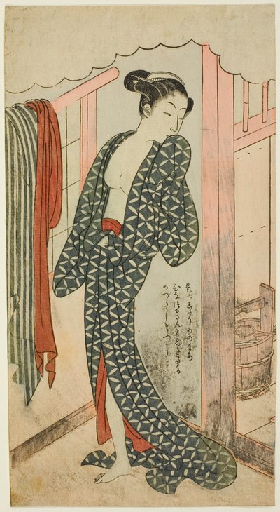 銭湯の女 作： Suzuki Harunobu