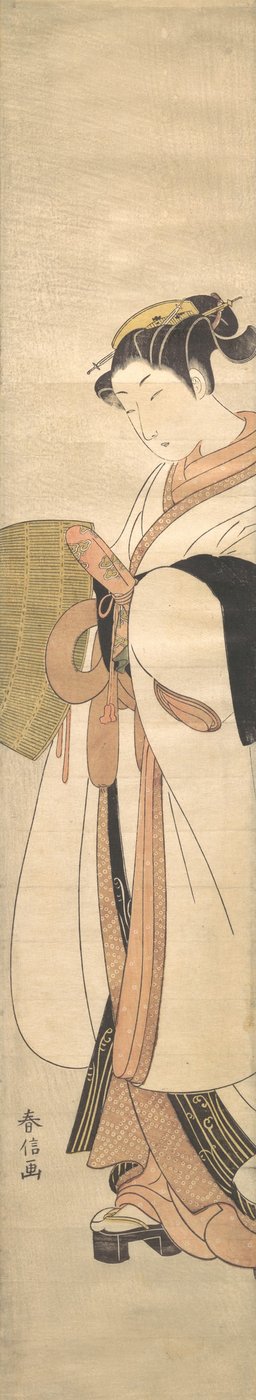 ヤング・パープル、おそらく1770年、おそらく1770年。 作： Suzuki Harunobu